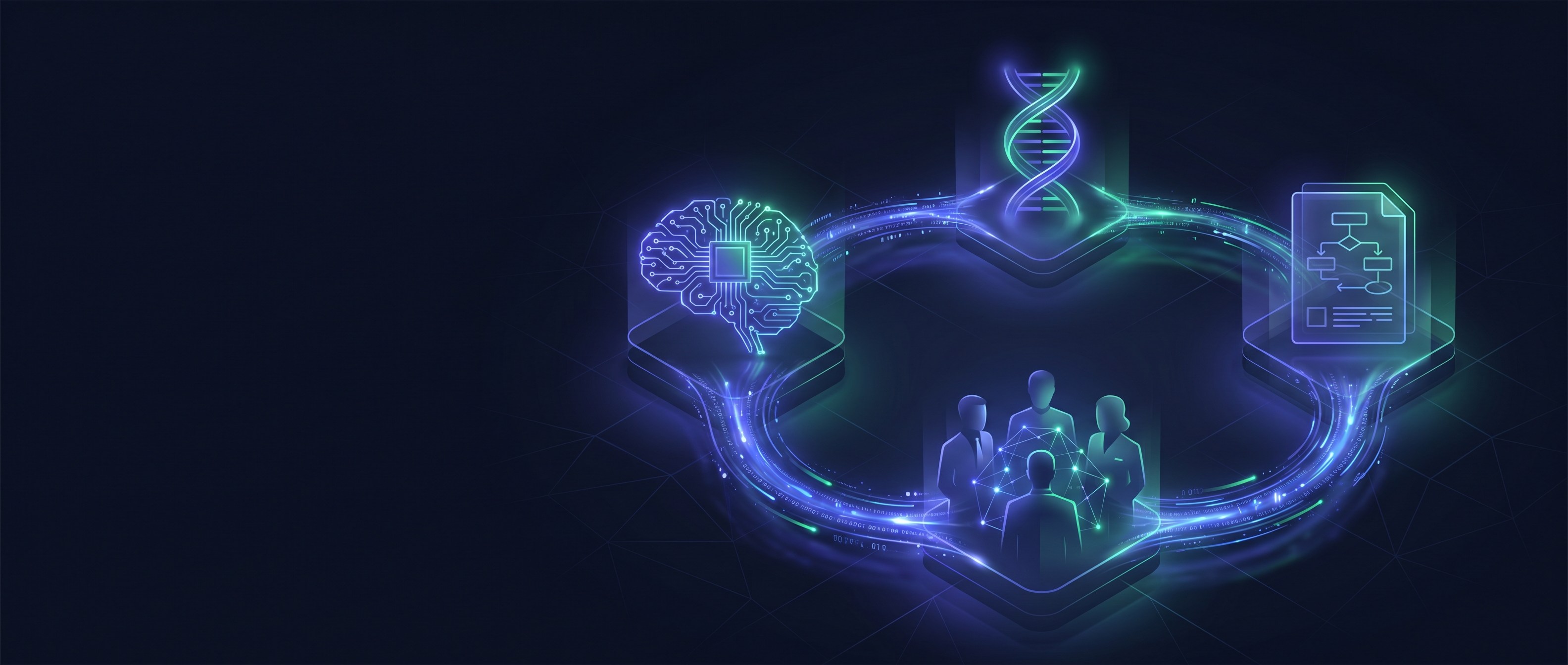 O ecossistema Medical Lex — ciclo auto-suficiente de conhecimento, clínica, protocolos e inteligência artificial